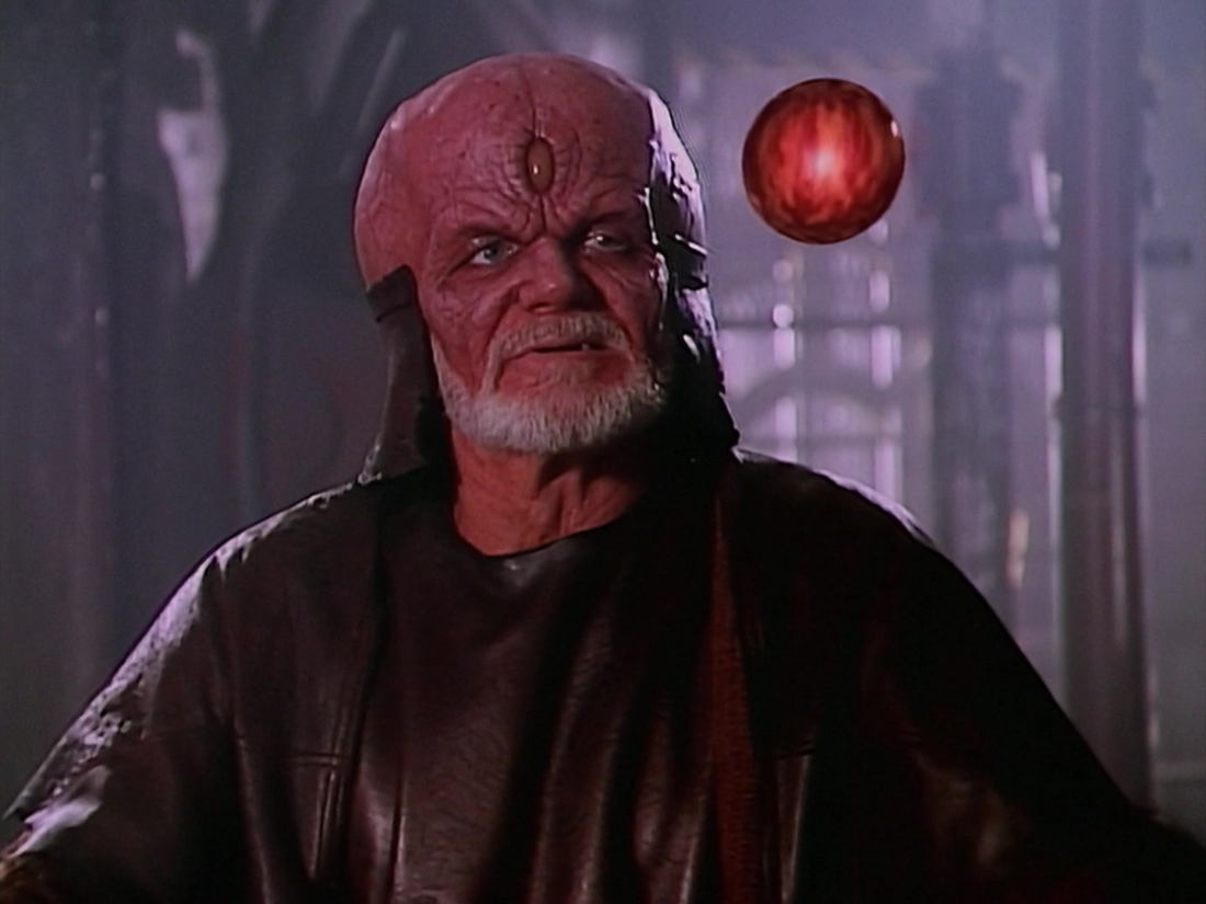 W. Morgan Sheppard as the Soul Hunter in Babylon 5: Soul Hunter.